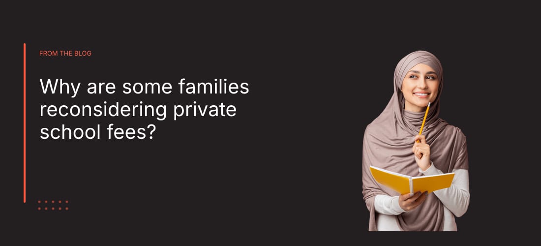 Why are some families reconsidering private school fees?