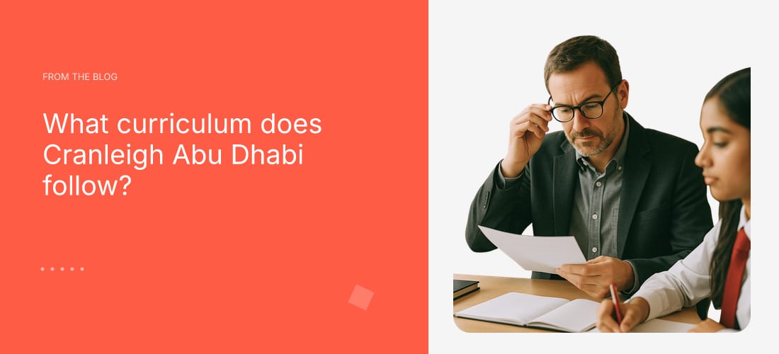 What curriculum does Cranleigh Abu Dhabi follow?