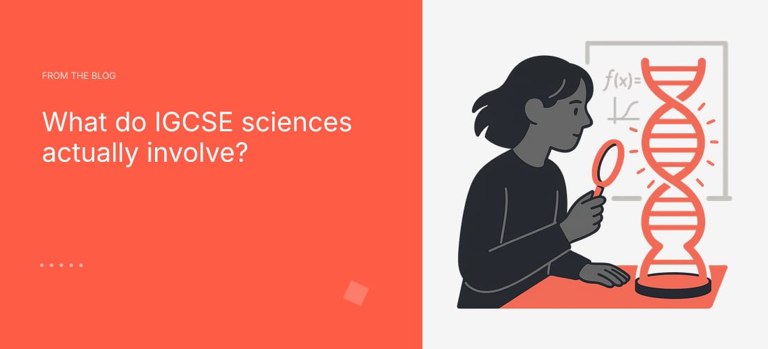 What do IGCSE sciences actually involve?