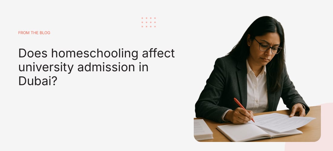Does homeschooling affect university admission in Dubai?