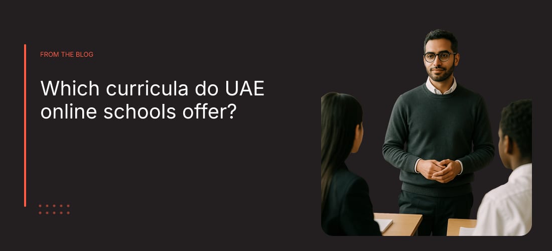 Which curricula do UAE online schools offer?