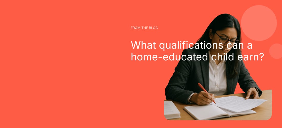 What qualifications can a home-educated child earn?